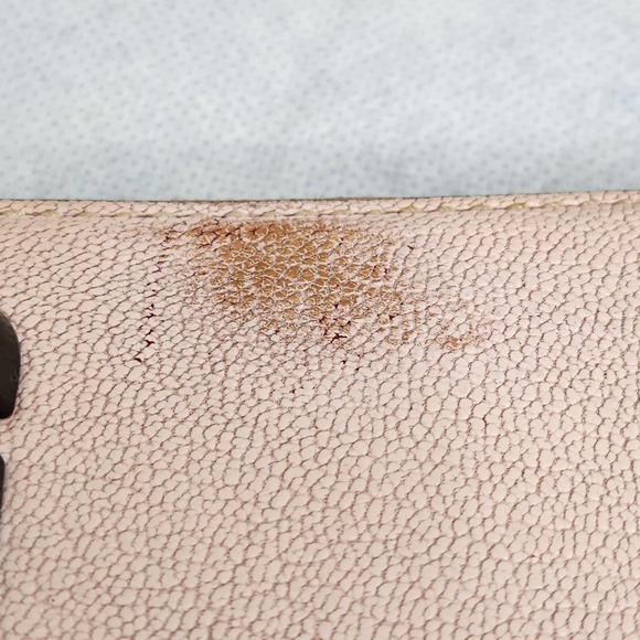 Marc Jacobs Wallet Light Pink Zip Around Accordion Style Leather - Picture 3 of 12